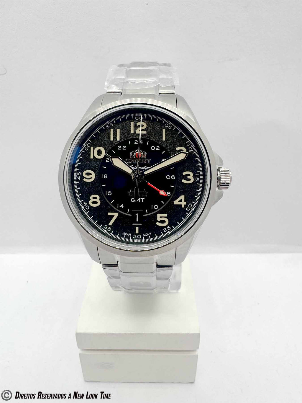 Relógio ORIENT Automático Sport Land GMT 3 Estrelas NH3SS017 P2SX