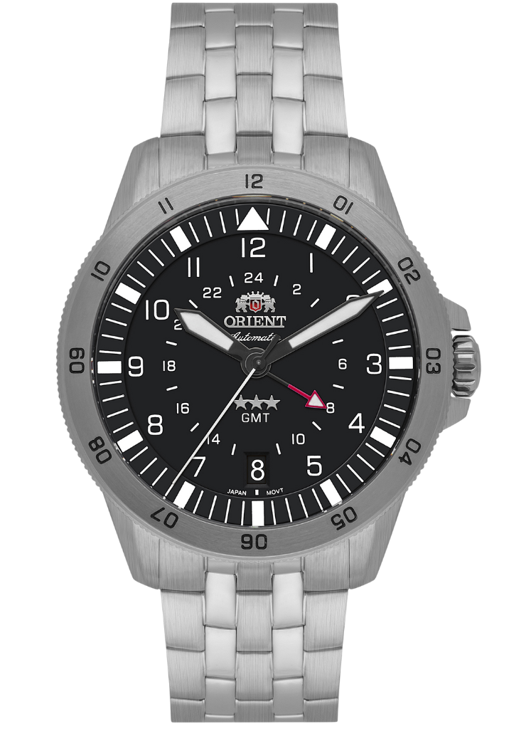 Relógio ORIENT Automático Sport Air GMT 3 Estrelas NH3SS018 P2SX