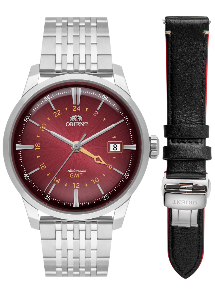 Relógio ORIENT Automático Special Calibers GMT NH3SS019 W1SX