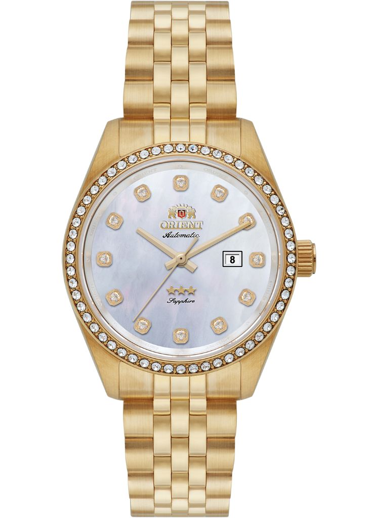 Relógio ORIENT Feminino Automático Elegance NH5GG001 *Safira