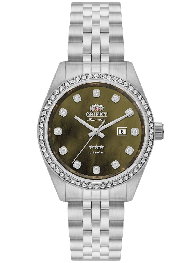 Relógio ORIENT Feminino Automático Elegance NH5SS001 *Safira