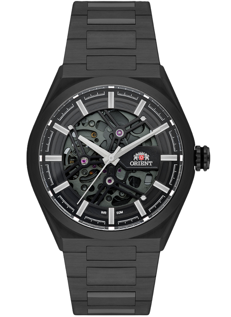 Relógio ORIENT Automático Skeleton NH7YY001 G1GX