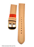 Pulseira Couro Bege Relógios 18mm Color Fivela Dourada