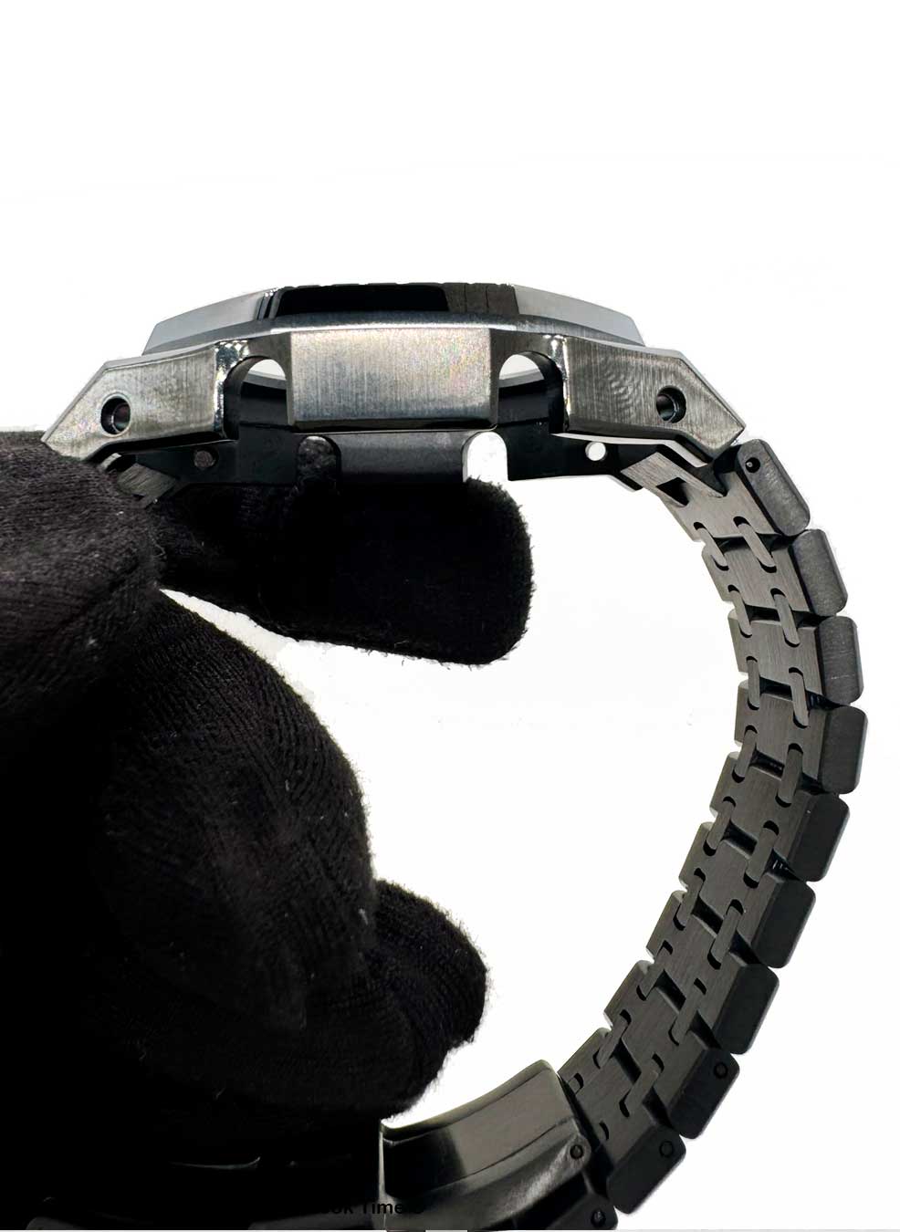 Pulseira de G-Shock Genérica em Metal Preto Para Linha GA-2100 GA-2110 e GAB-2100