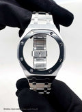 Pulseira de G-Shock Genérica em Metal Prata Para Linha GA-2100 GA-2110 e GAB-2100