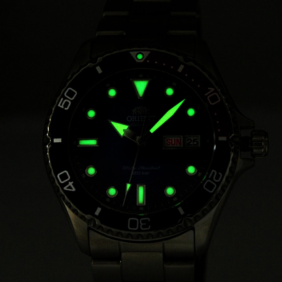 Relógio ORIENT Automático Kamasu Mako III Diver RA-AA0812L19B