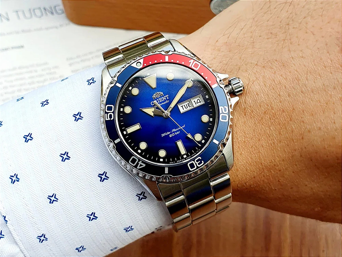 Relógio ORIENT Automático Kamasu Mako III Diver RA-AA0812L19B