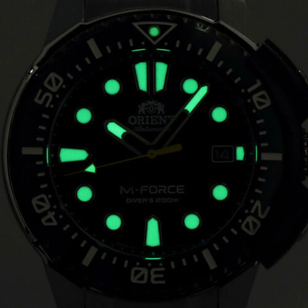 Relógio ORIENT Automático M-FORCE Divers RA-AC0L02R00B *Made in Japan