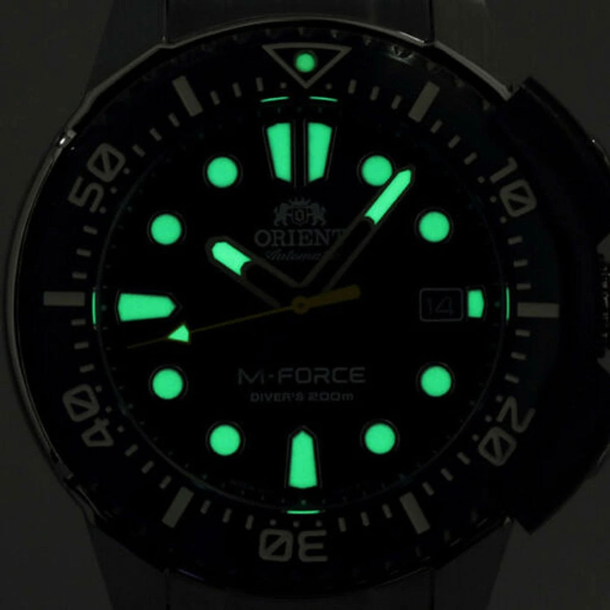 Relógio ORIENT Automático M-FORCE Divers RA-AC0L02R00B *Made in Japan