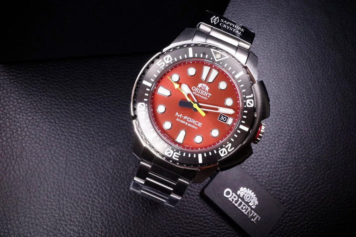 Relógio ORIENT Automático M-FORCE Divers RA-AC0L02R00B *Made in Japan