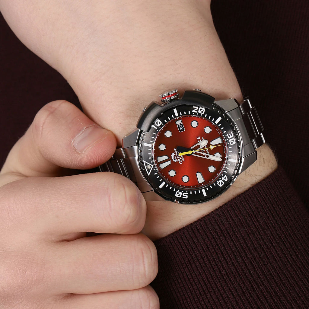 Relógio ORIENT Automático M-FORCE Divers RA-AC0L02R00B *Made in Japan