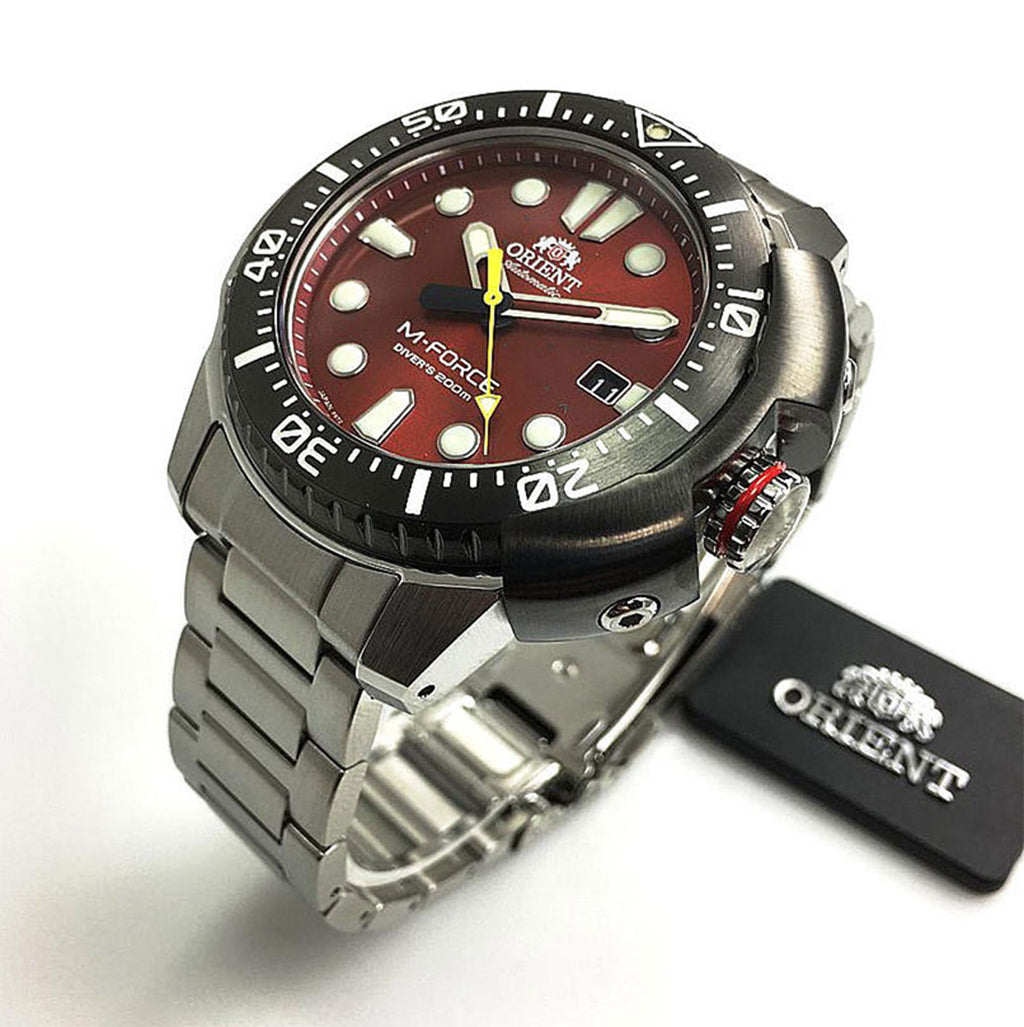 Relógio ORIENT Automático M-FORCE Divers RA-AC0L02R00B *Made in Japan