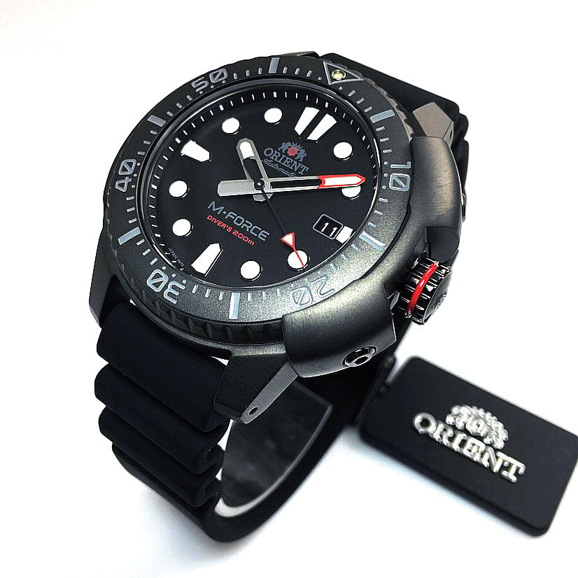 Relógio ORIENT Automático M-FORCE Divers RA-AC0L03B00B *Made in Japan