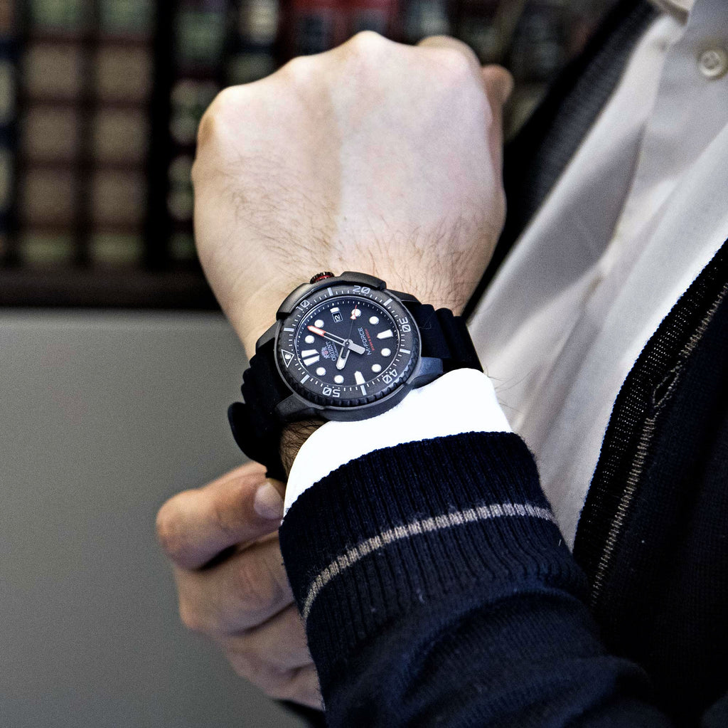 Relógio ORIENT Automático M-FORCE Divers RA-AC0L03B00B *Made in Japan