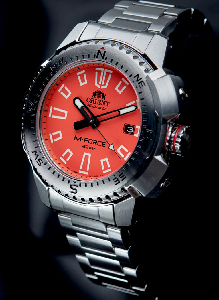 Relógio ORIENT Automático M-FORCE Divers RA-AC0N02Y10B *Made in Japan