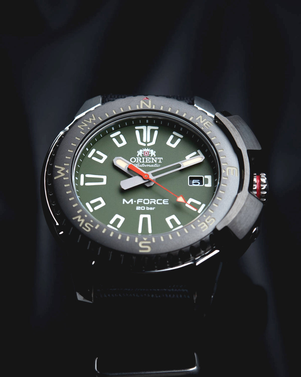 Relógio ORIENT Automático M-FORCE Divers RA-AC0N03E10B *Made in Japan