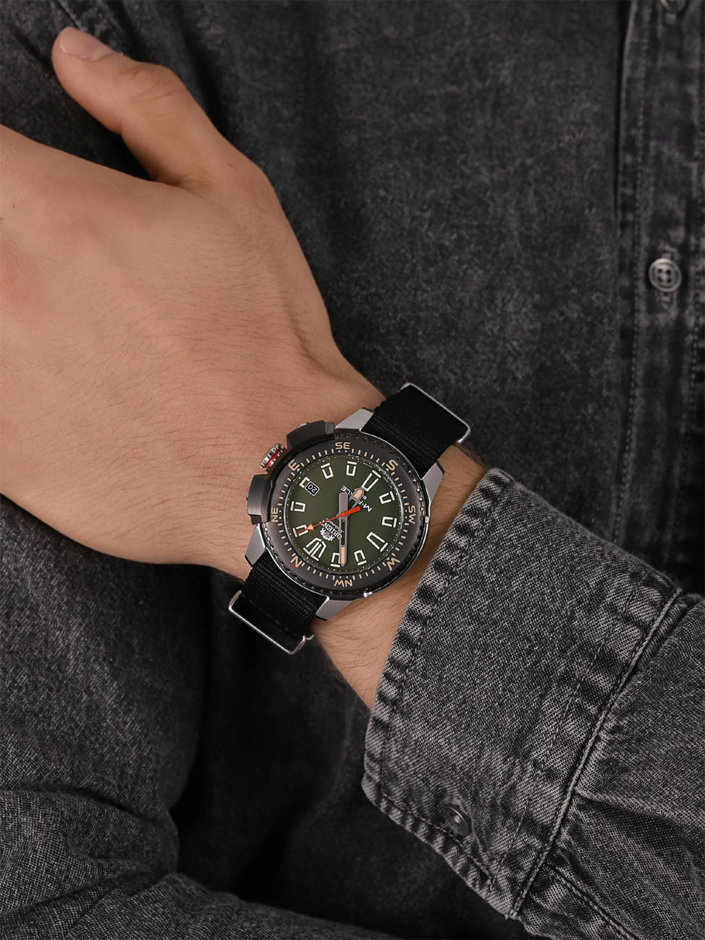 Relógio ORIENT Automático M-FORCE Divers RA-AC0N03E10B *Made in Japan