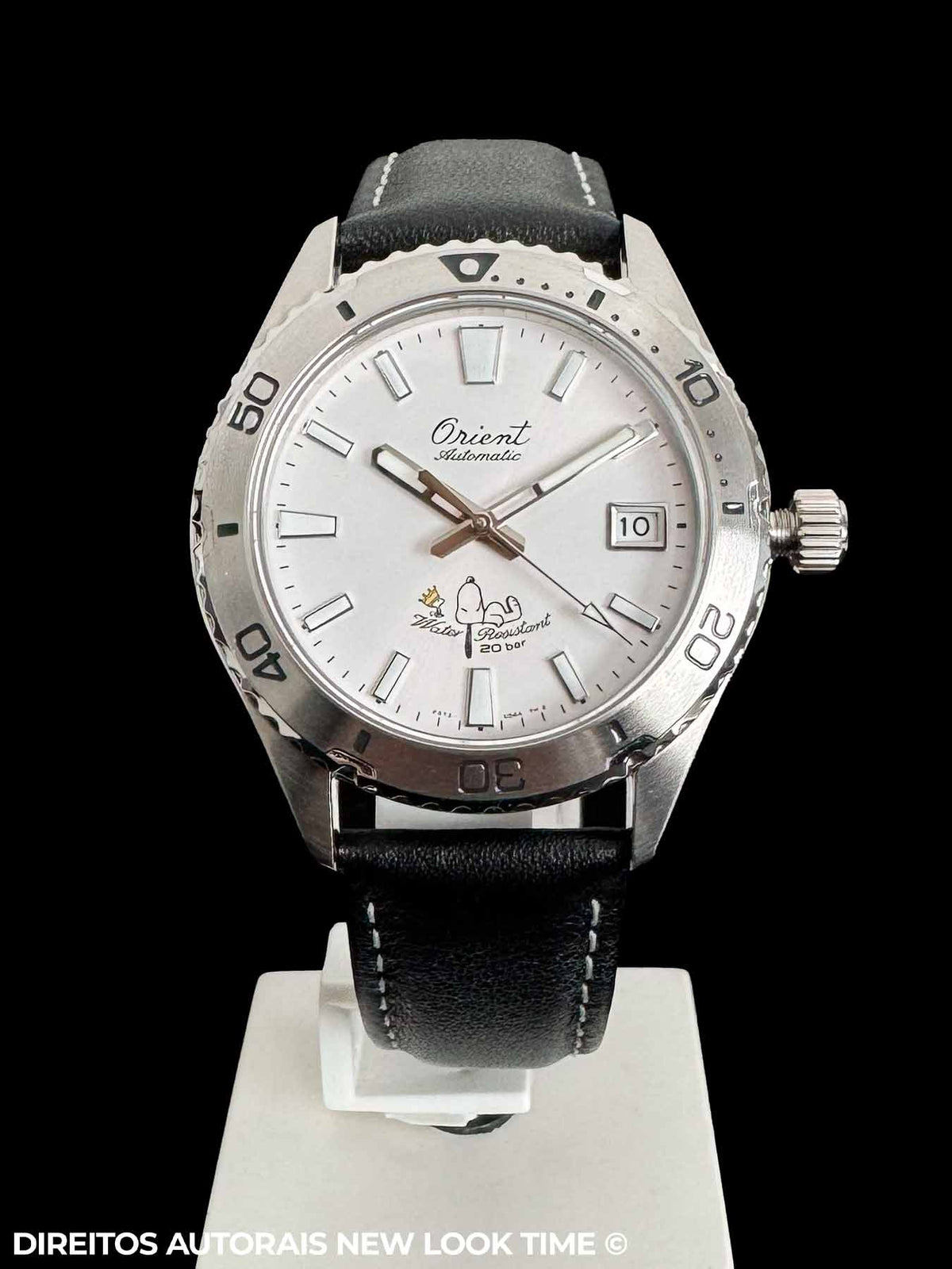 Relógio ORIENT 75th Anniversary Mako 40 Automático Snoopy Peanuts Edition RA-AC0Q08S30B