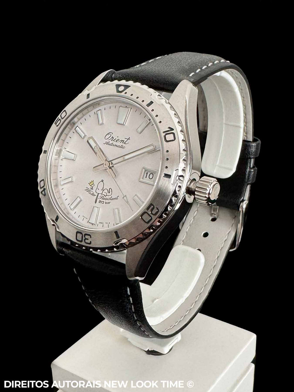 Relógio ORIENT 75th Anniversary Mako 40 Automático Snoopy Peanuts Edition RA-AC0Q08S30B