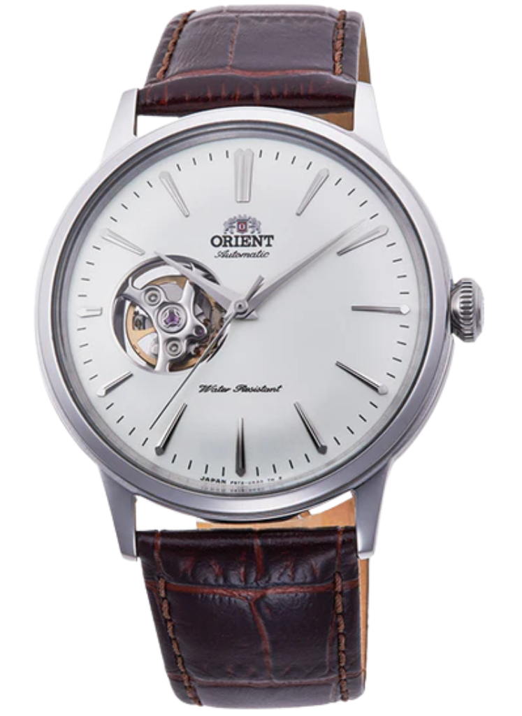 Relógio ORIENT Automático Bambino RA-AG0002S30B Open Heart
