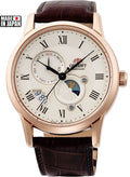 Relógio ORIENT Automático Sun & Moon RA-AK0007S30B *Made In Japan