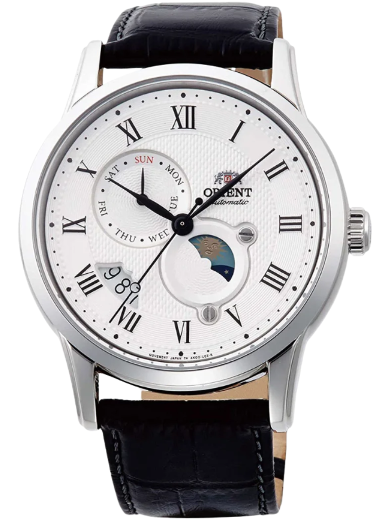 Relógio ORIENT Automático Sun & Moon RA-AK0008S30B