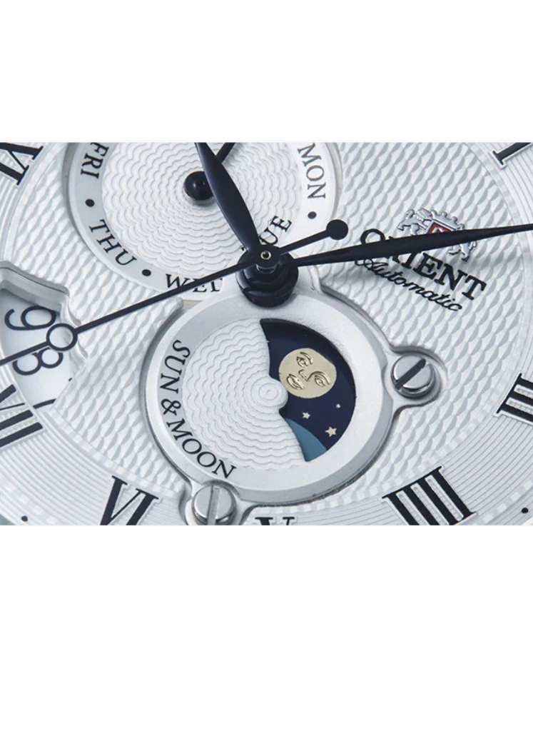 Relógio ORIENT Automático Sun & Moon RA-AK0008S30B