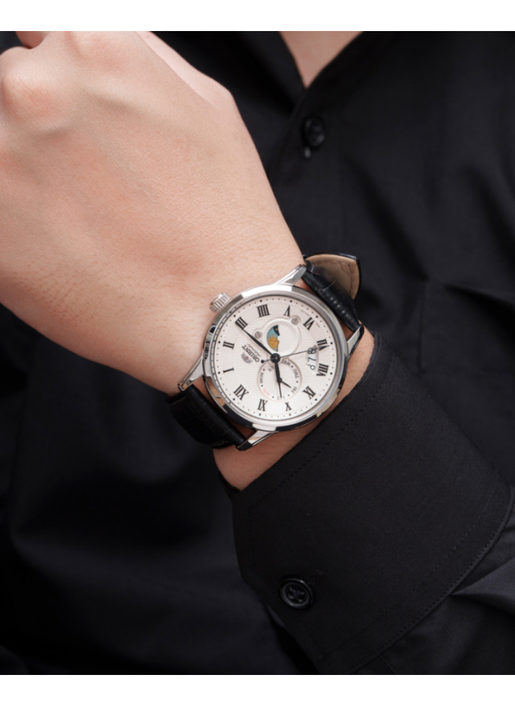Relógio ORIENT Automático Sun & Moon RA-AK0008S30B
