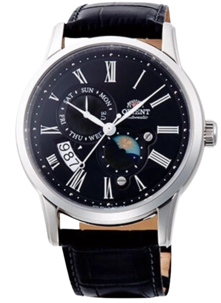 Relógio ORIENT Automático Sun & Moon RA-AK0010B30B