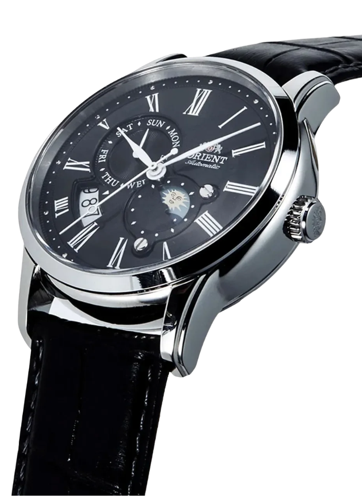 Relógio ORIENT Automático Sun & Moon RA-AK0010B30B