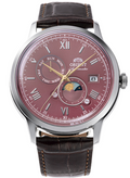 Relógio ORIENT Automático Sun & Moon RA-AK0807R30B