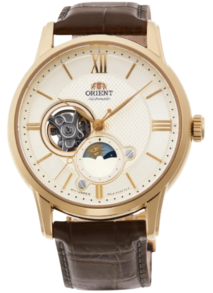 Relógio ORIENT Automático Sun & Moon RA-AS0010S30B