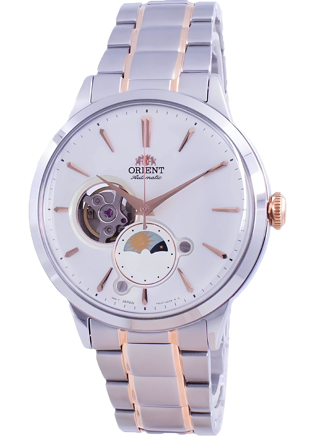Relógio ORIENT Automático Bambino Sun & Moon RA-AS0101S10B