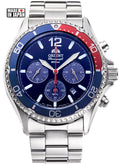 Relógio ORIENT Cronógrafo Mako RA-TX0201L10B D2SX *Solar