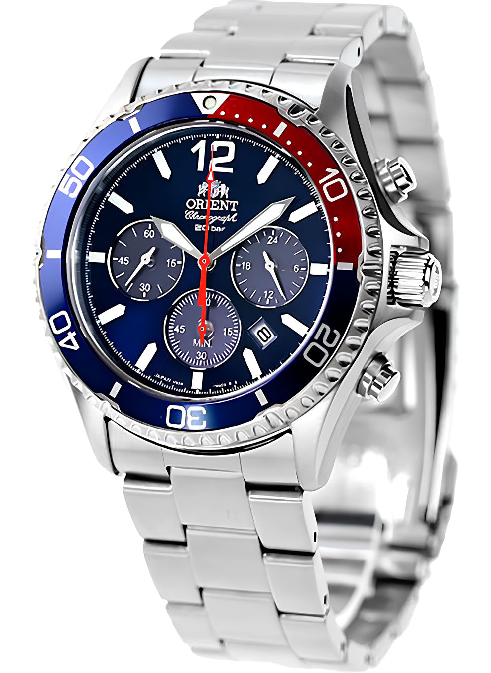 Relógio ORIENT Cronógrafo Mako RA-TX0201L10B D2SX *Solar