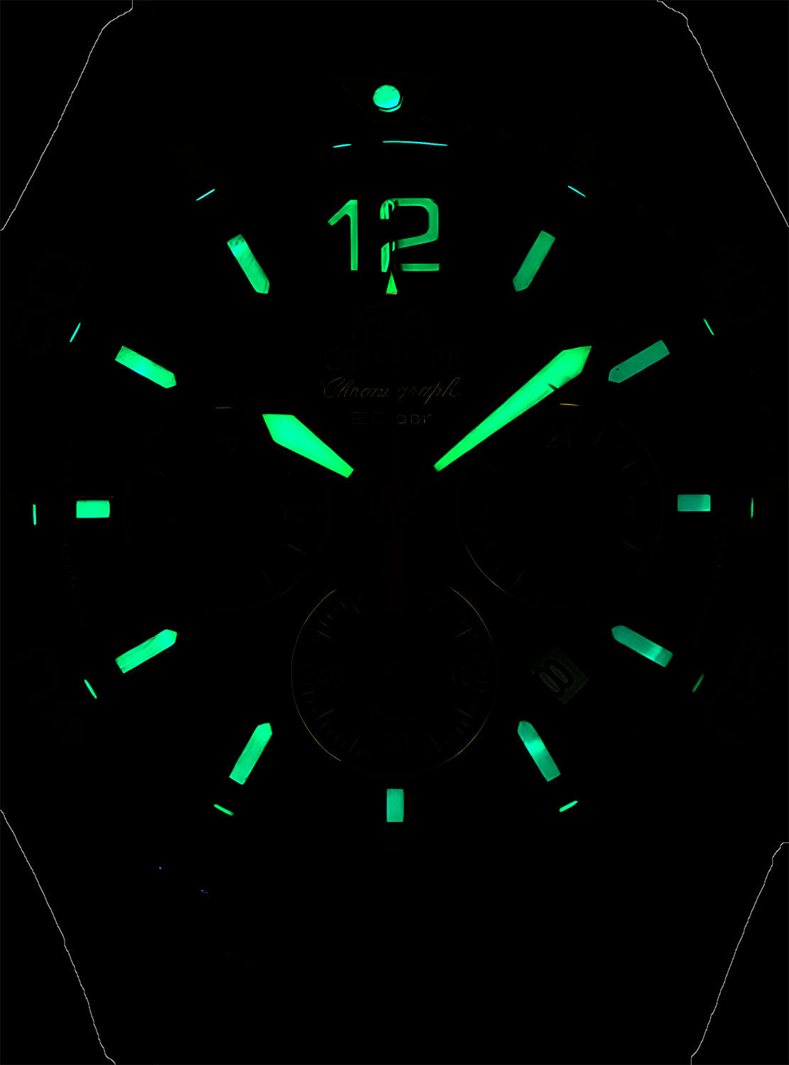 Relógio ORIENT Cronógrafo Mako RA-TX0201L10B D2SX *Solar