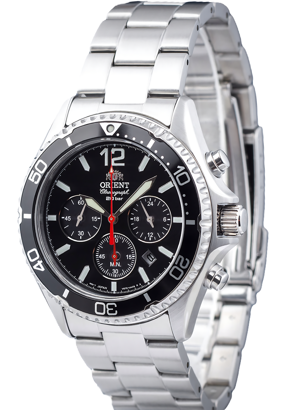 Relógio ORIENT Masculino Cronógrafo Mako RA-TX0202B10B *Solar