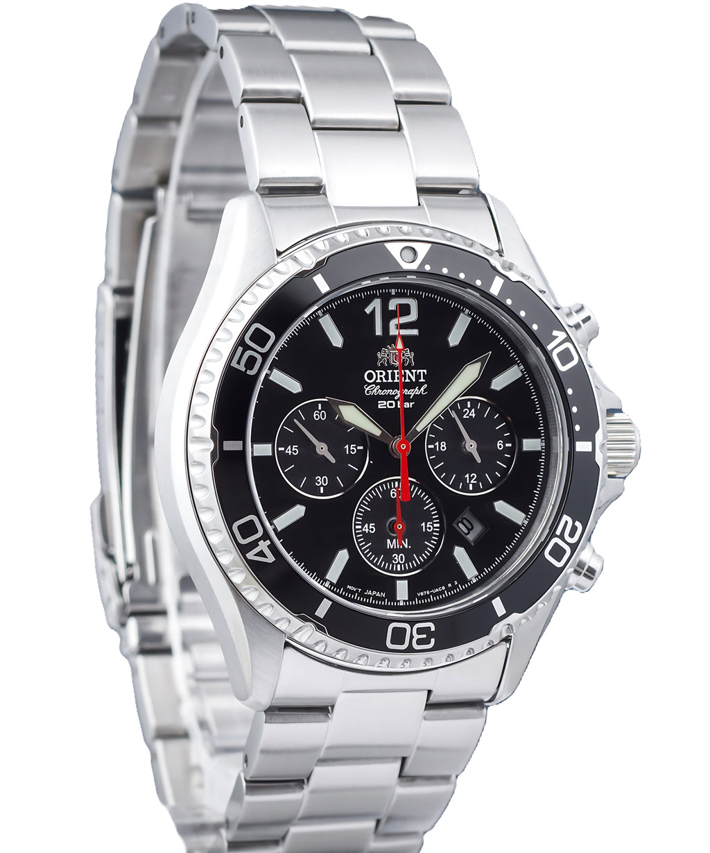 Relógio ORIENT Masculino Cronógrafo Mako RA-TX0202B10B *Solar