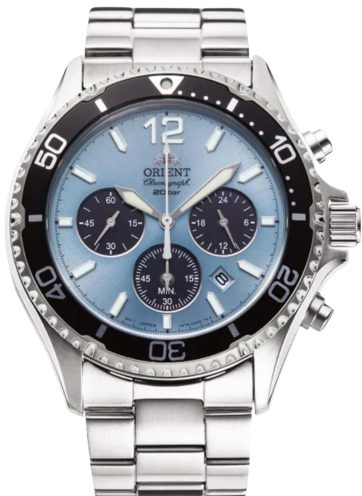 Relógio ORIENT Cronógrafo Mako RA-TX0206L10B A2SX *Solar