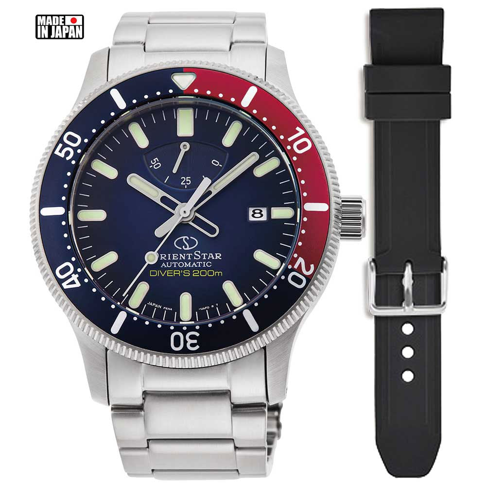 Relógio ORIENT Star Automático Scuba RE-AU0306L00B *Made in Japan