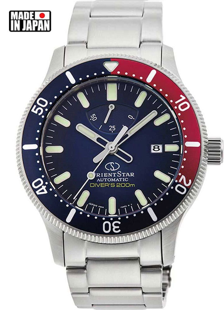 Relógio ORIENT Star Automático Scuba RE-AU0306L00B *Made in Japan