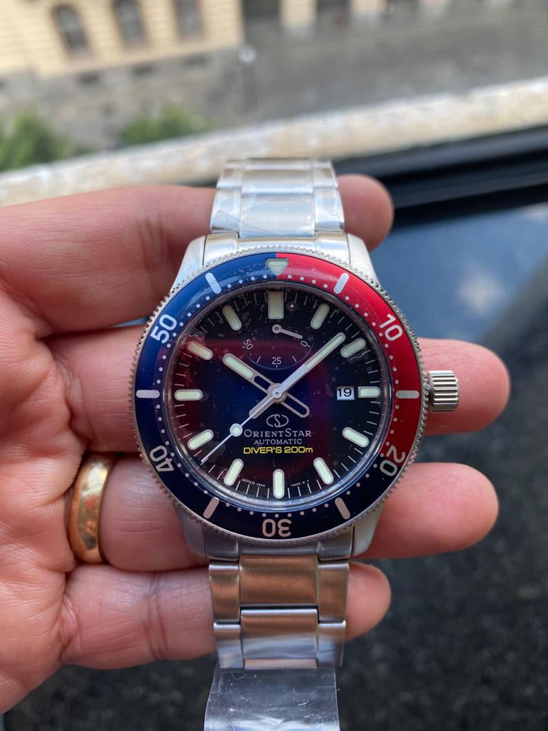 Relógio ORIENT Star Automático Scuba RE-AU0306L00B *Made in Japan