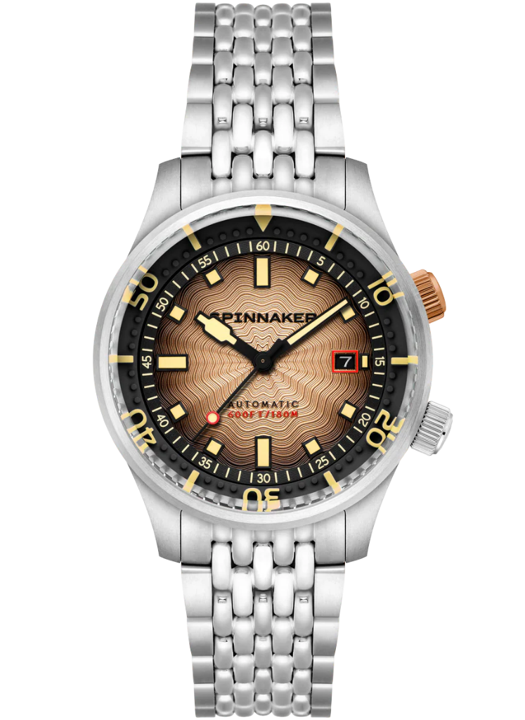 Relógio Spinnaker Automático Bradner SP-5062-AA Amber Dawn