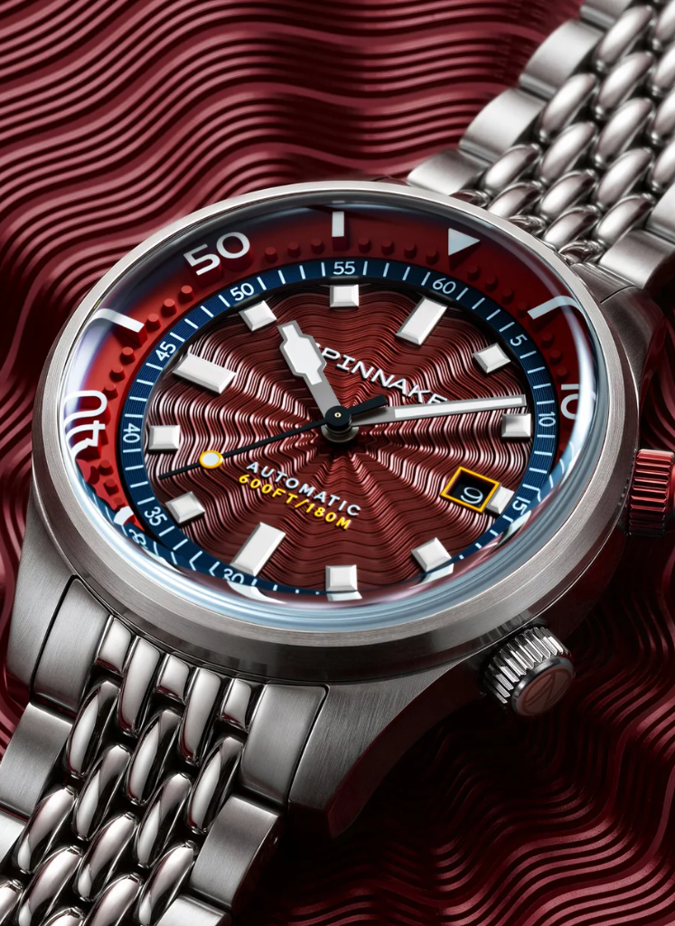 Relógio Spinnaker Automático Bradner SP-5062-BB Burgundy Surge