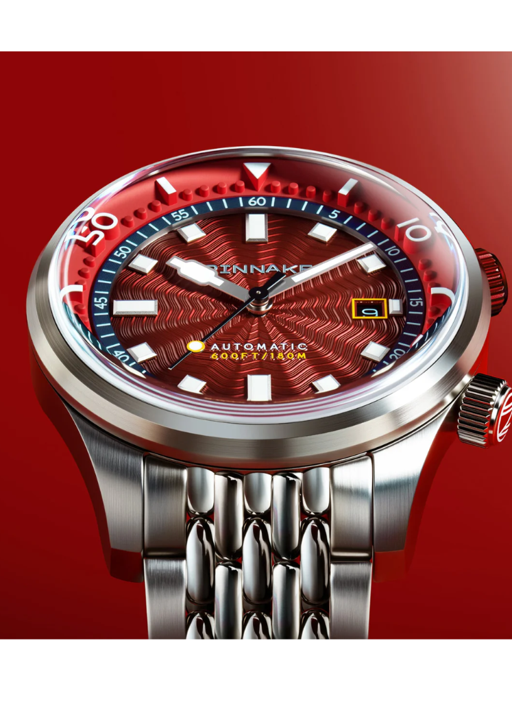 Relógio Spinnaker Automático Bradner SP-5062-BB Burgundy Surge