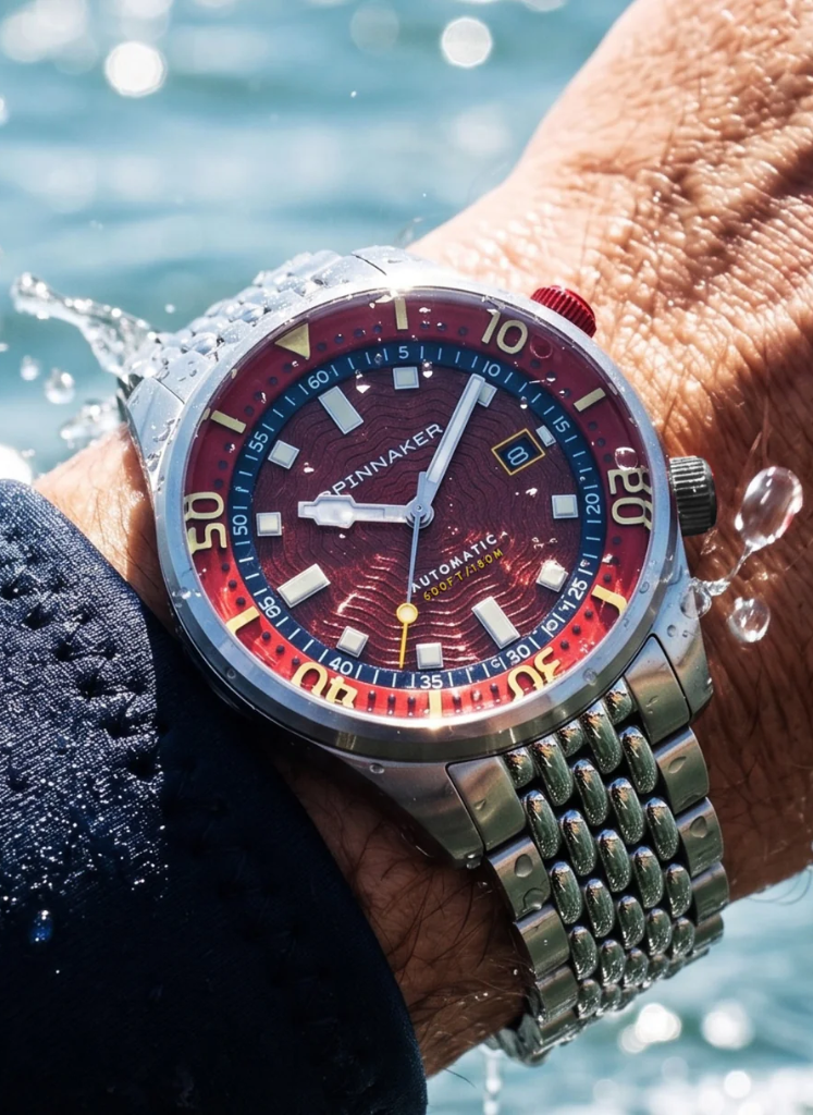 Relógio Spinnaker Automático Bradner SP-5062-BB Burgundy Surge