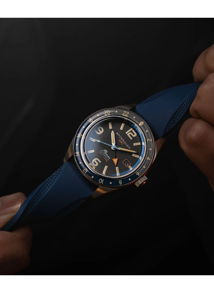 Relógio Spinnaker Automático Fleuss GMT SP-5120-11 *Kit Pulseira
