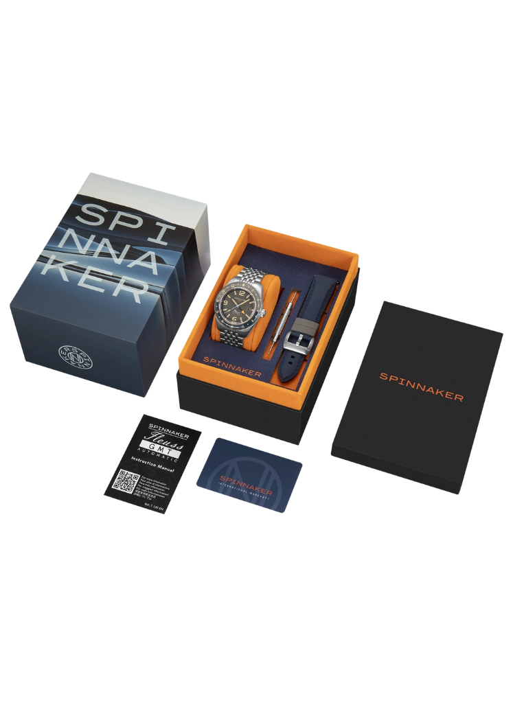 Relógio Spinnaker Automático Fleuss GMT SP-5120-11 *Kit Pulseira