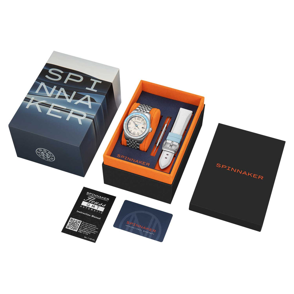 Relógio Spinnaker Automático Fleuss GMT SP-5120-22 *Kit Pulseira
