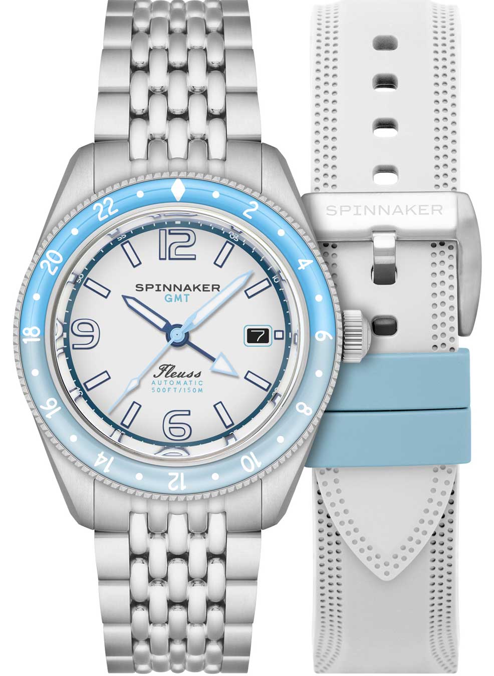 Relógio Spinnaker Automático Fleuss GMT SP-5120-22 *Kit Pulseira